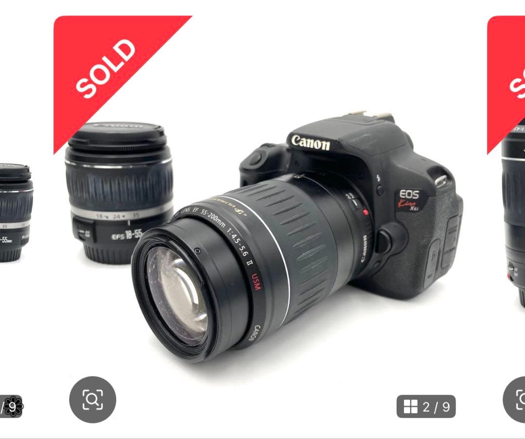 Canon EOS Kiss X6i ダブルズームレンズセット
