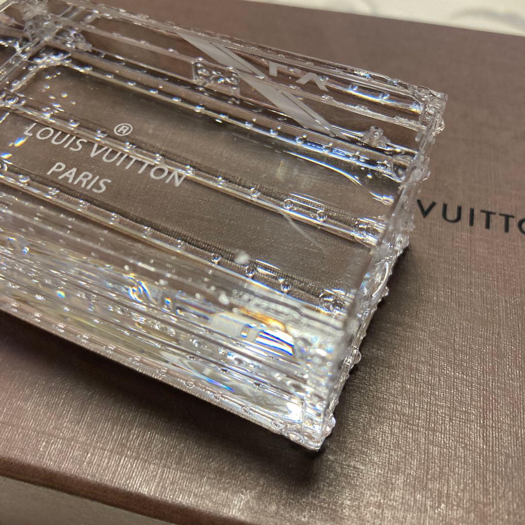 LOUIS VUITTON トランク モチーフ クリスタル ペーパーウェイト