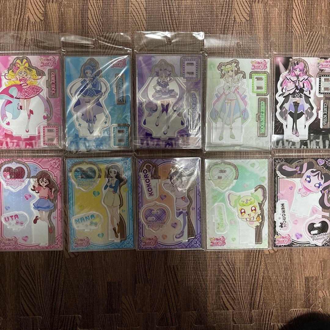 キミとアイドル　プリキュア アクリルスタンドセット 10種