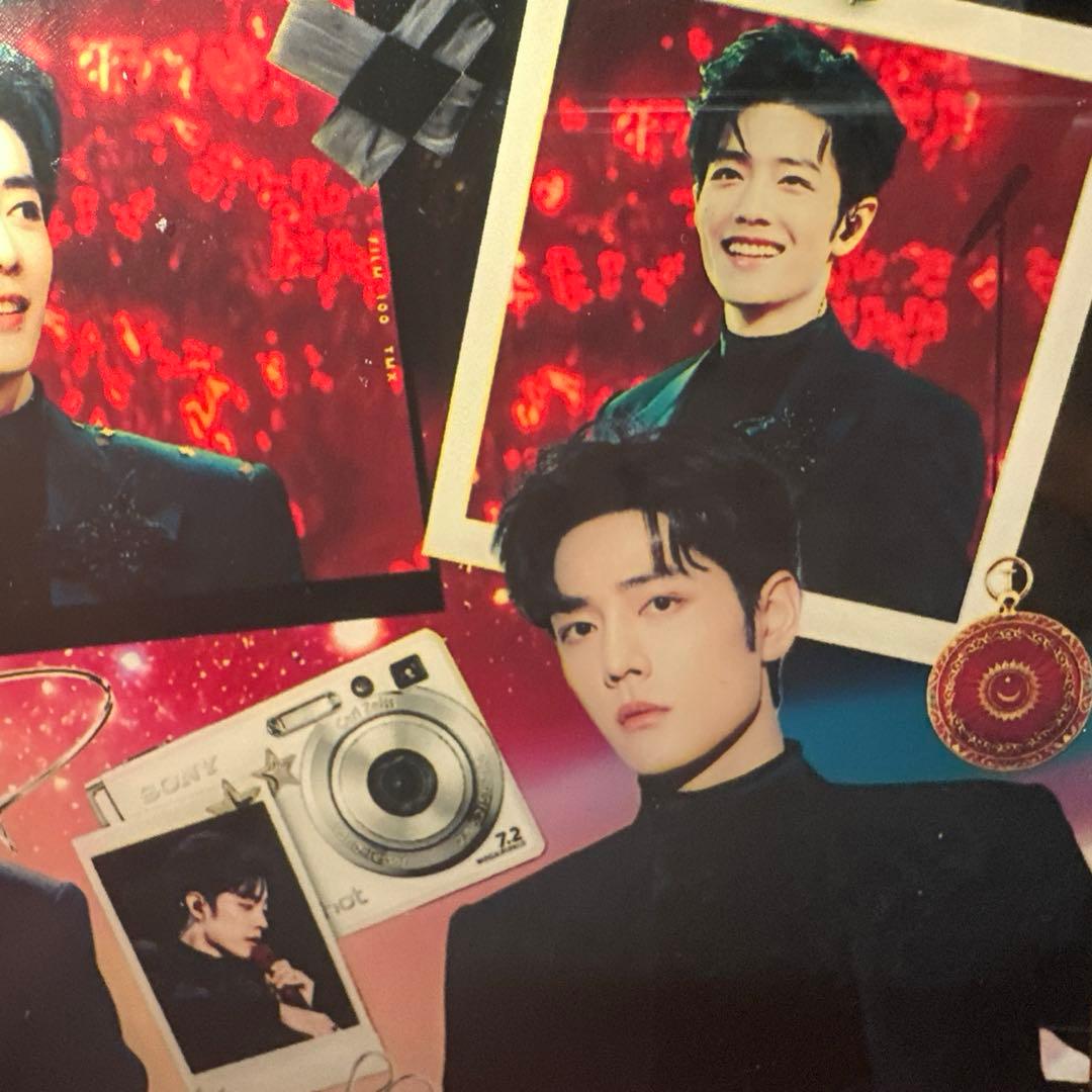 肖戦 時影 2番スタジオ　新両面レジン九宫格玄関置物