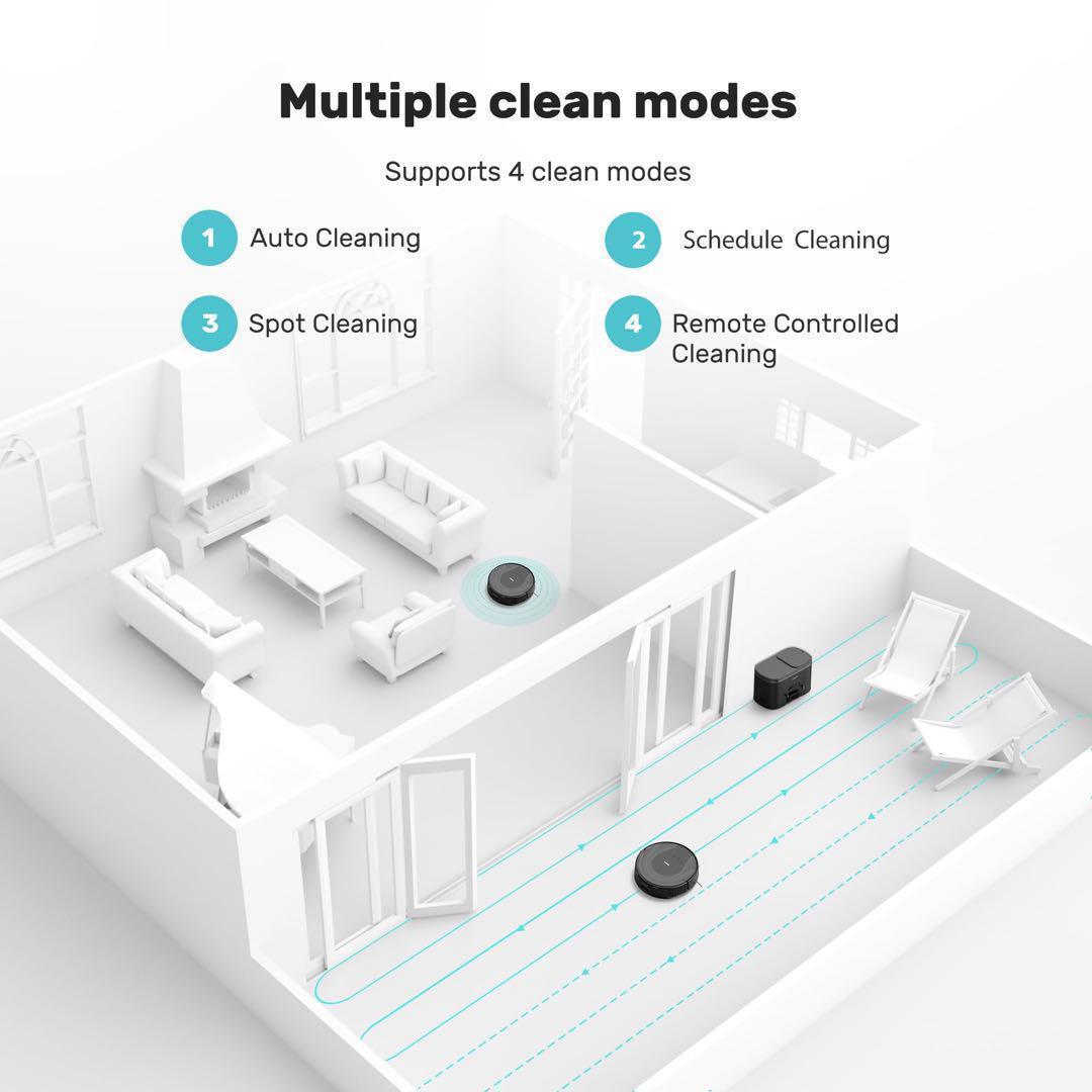 送料込み❤ロボット掃除機　水拭き両用　小型　掃除機ロボット　自動充電　水拭き