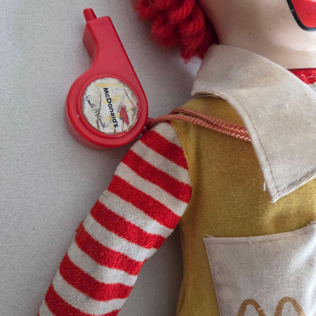1970年代 McDonald's ロナルド・マクドナルド ぬいぐるみ当時物