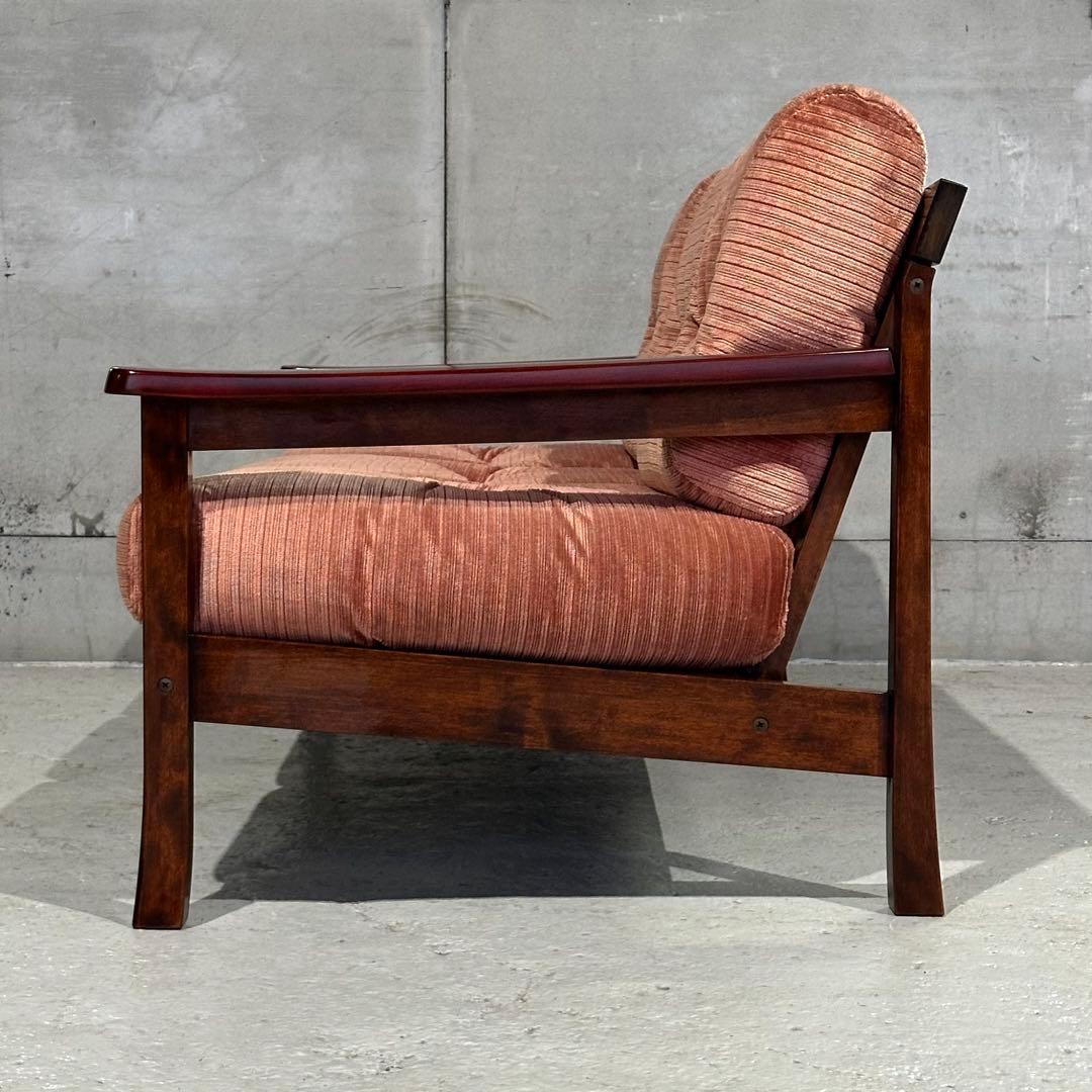 ★80年代★ モリシゲ 応接ソファ 3人掛け｜昭和レトロ 和モダン｜高級旅館仕様