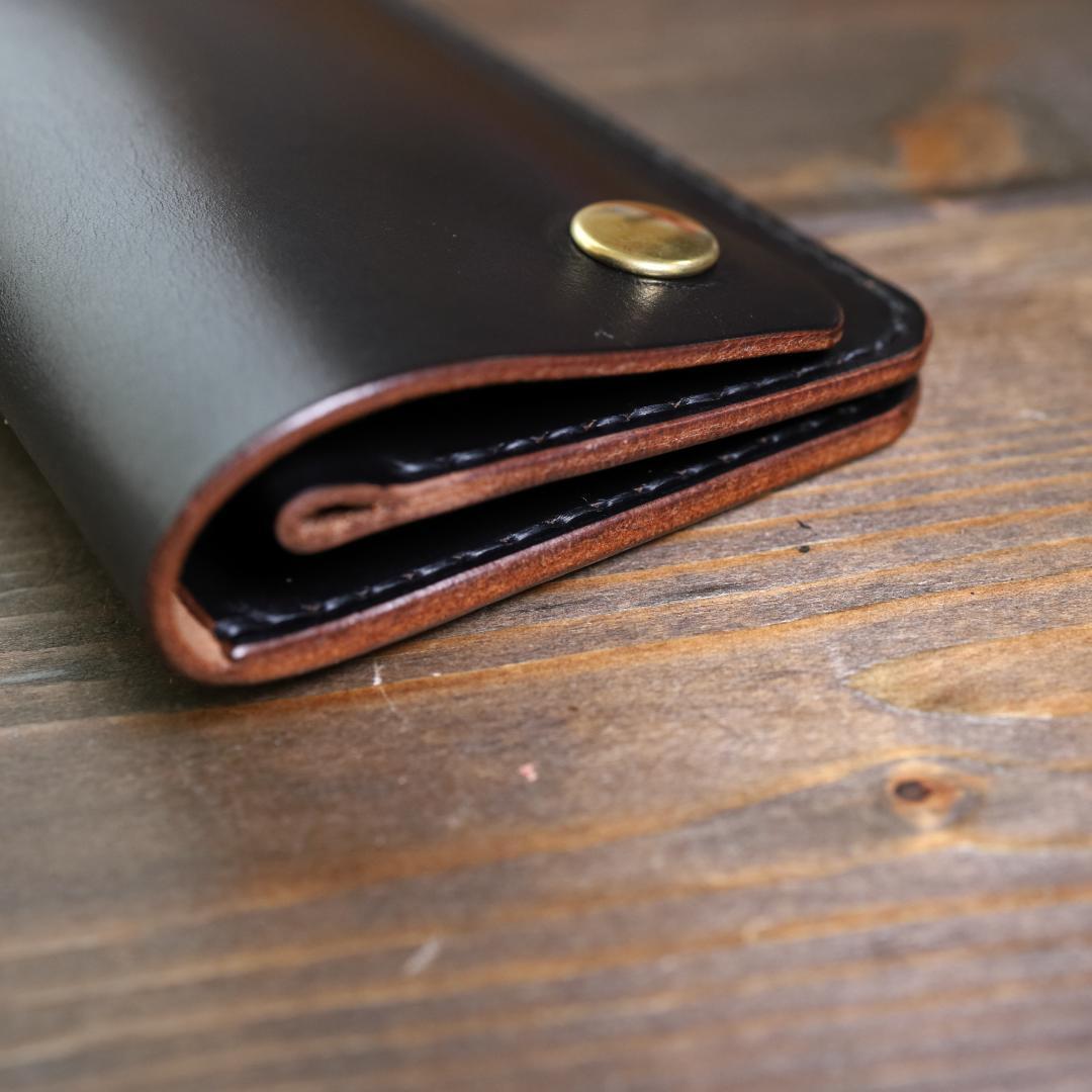 ロングトラッカーウォレットNA003L《HORWEEN社クロムエクセル 茶芯》