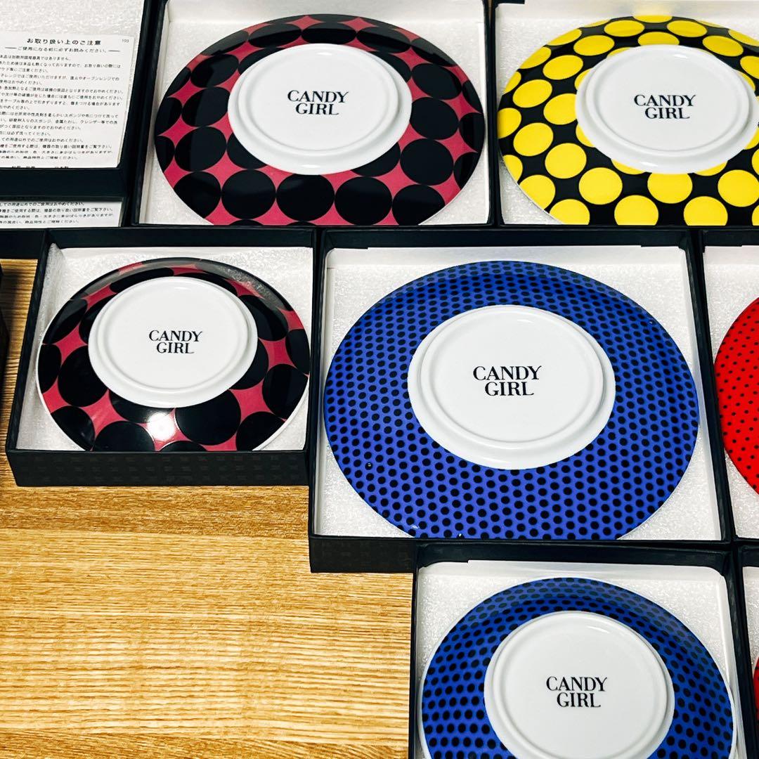 【超希少】天野喜孝 CANDY GIRL プレート 皿 9枚 豪華セット 伊勢丹