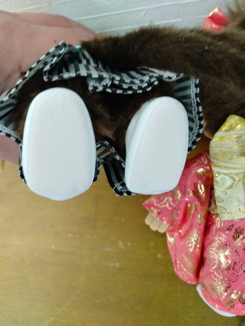 モンチッチスタンダード S 紋付袴男の子＆ 振袖 女の子新品 2点セット