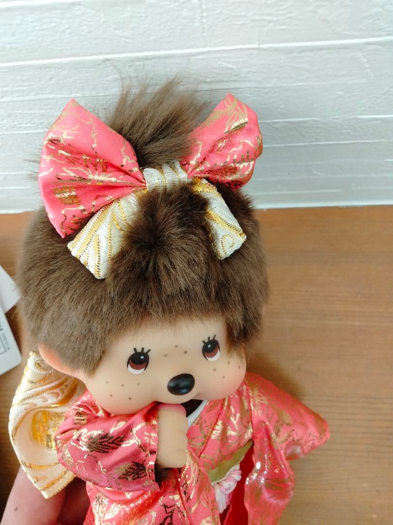 モンチッチスタンダード S 紋付袴男の子＆ 振袖 女の子新品 2点セット