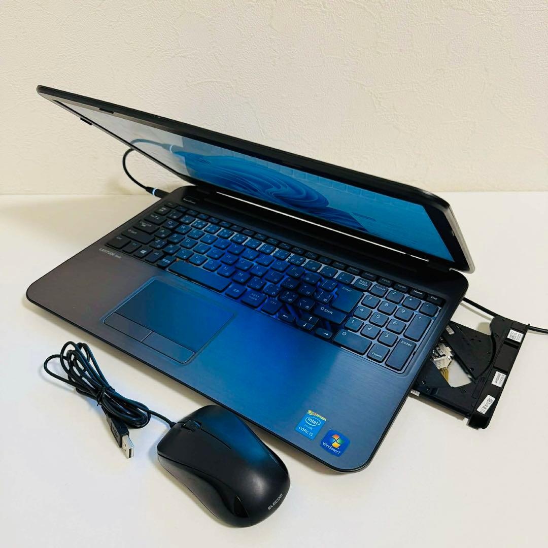 Y170 Dellノートパソコン i5 WEBカメラSSD高速Windows11