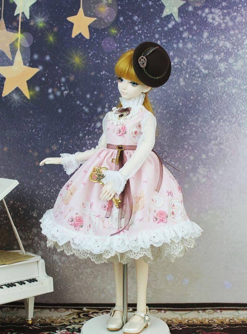E01 bjd 1/3 ドール 衣装 ワンピース 球体関節人形 ハンドメイド