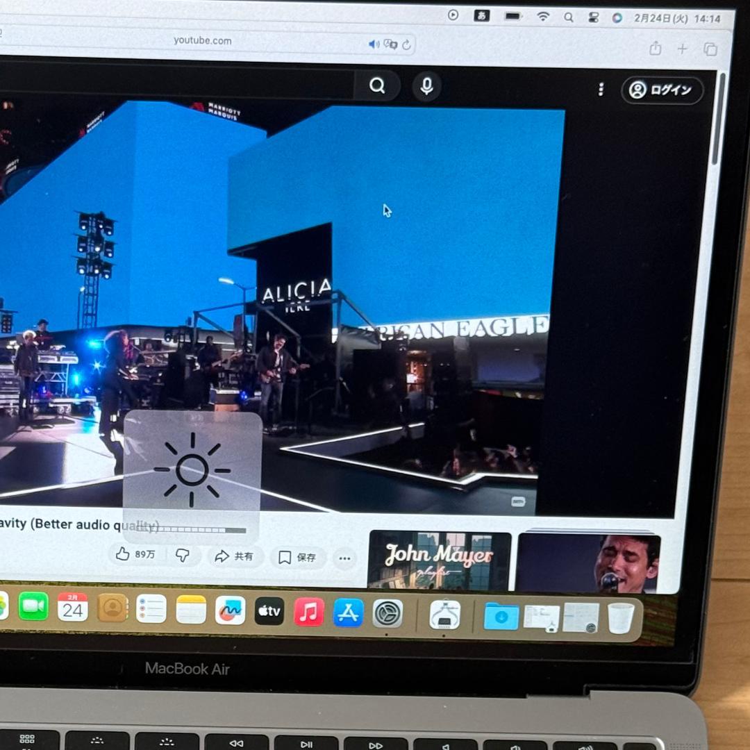MacBookAir 2018 Core i5/16GB/SSD128/USキー