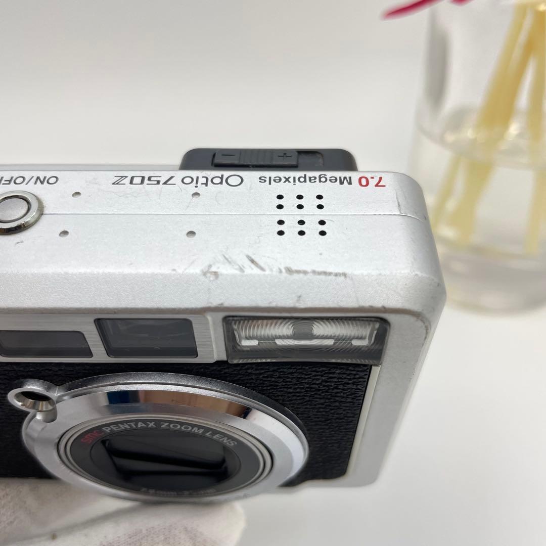 動作確認済✨PENTAX Optio 750Z✨スマホ転送OK 自撮り 希少品
