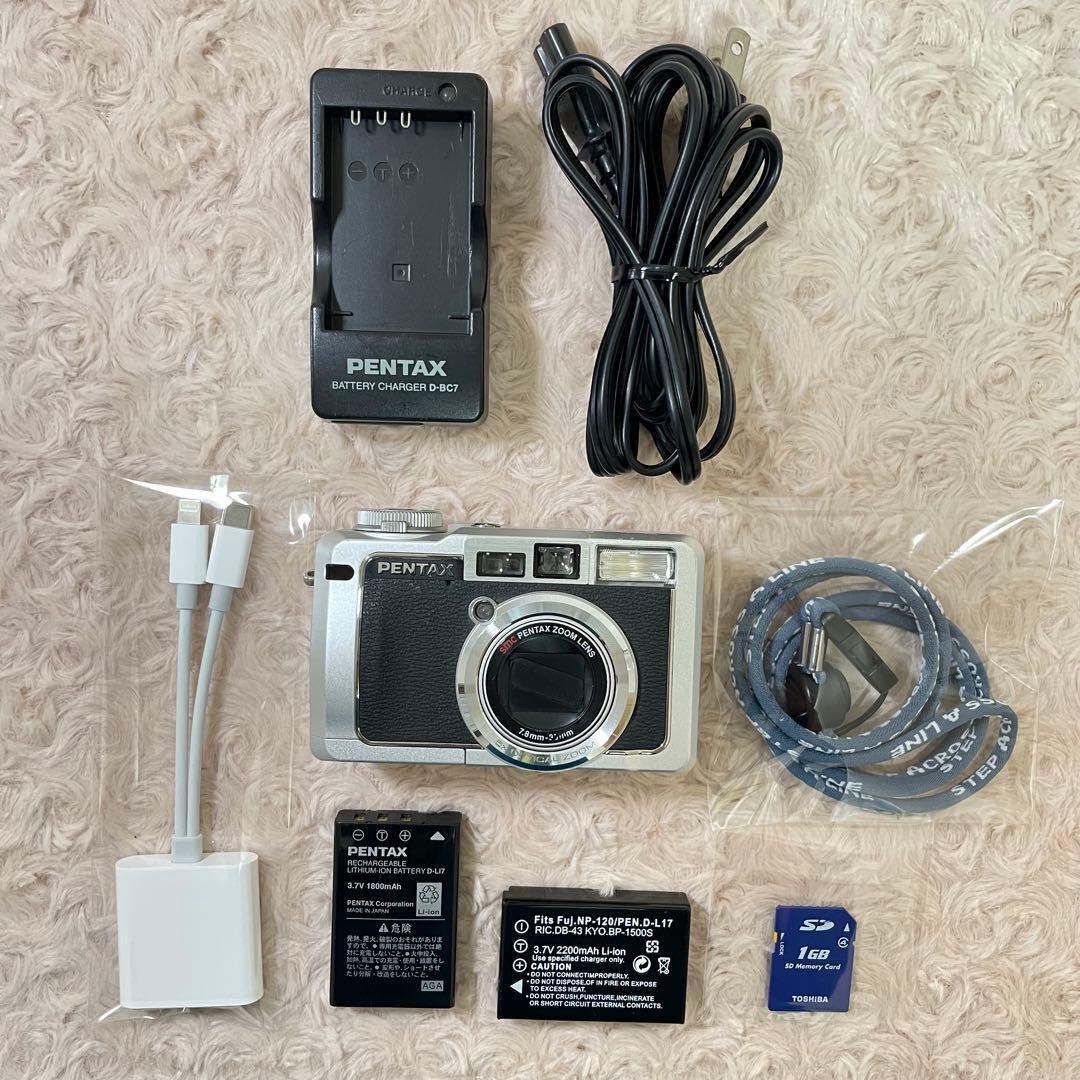 動作確認済✨PENTAX Optio 750Z✨スマホ転送OK 自撮り 希少品