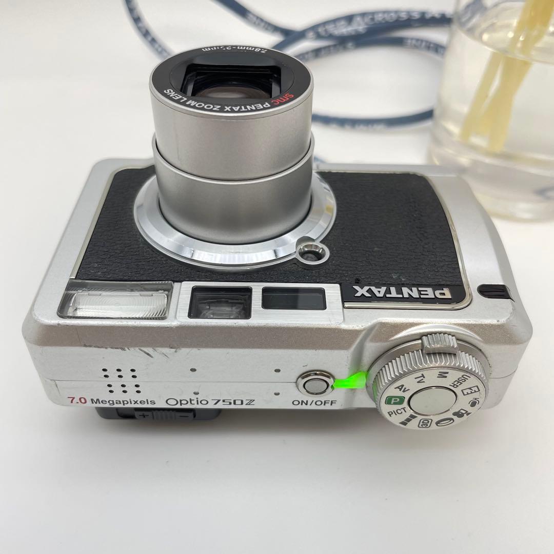 動作確認済✨PENTAX Optio 750Z✨スマホ転送OK 自撮り 希少品