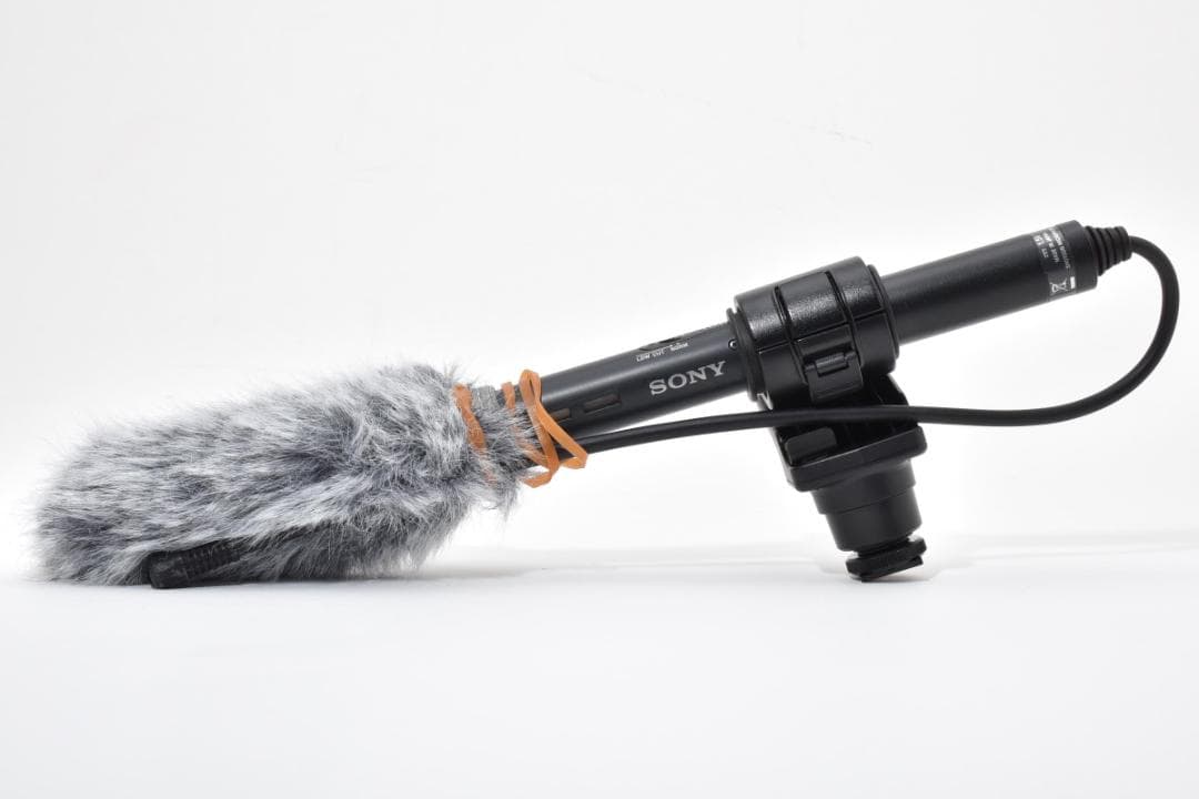 ショットガンマイクロフォンECM-CG50＆VCT-55Lアダプター カメラ