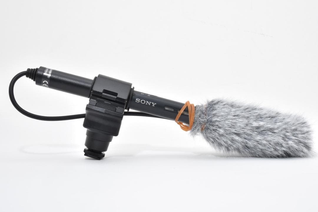 ショットガンマイクロフォンECM-CG50＆VCT-55Lアダプター カメラ