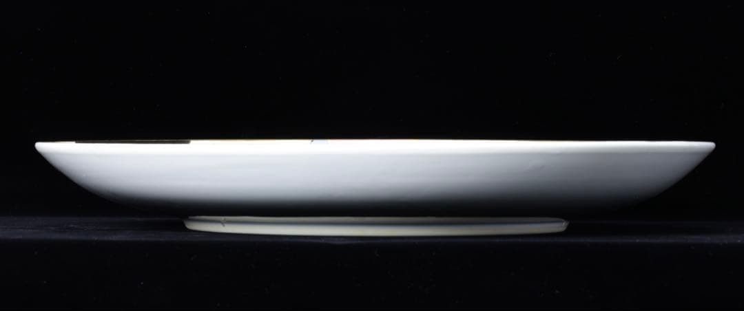 有田焼 紫雲作 『錦美人絵皿』 共箱 春画 浮世絵 色絵 飾皿 大皿 約46cm