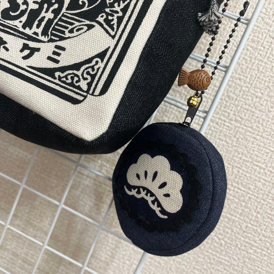 bigサイズ　トートバッグ　花バッグ　大容量　和柄　和装　エコバッグ　花袋