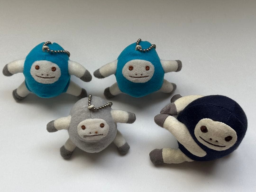 ４個セット なまけたろう ぬいぐるみ マスコット ナマケタロウ ボールチェーン