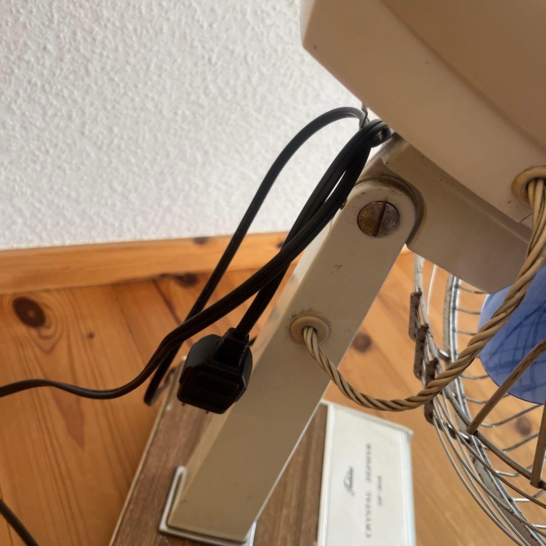 昭和レトロ アンティークTOSHIBA 東芝 扇風機 東芝製電源コード交換済み