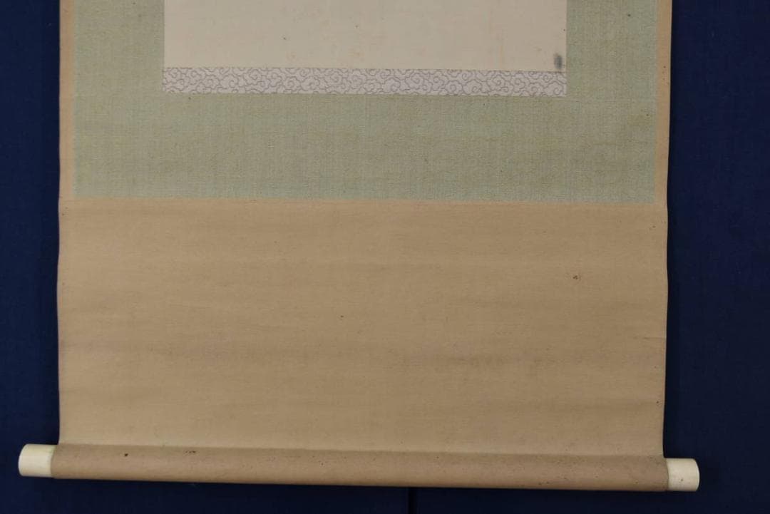 【真作】今井景春/鮎之図/笹にアユ図/掛軸/名家伝来/AA-192