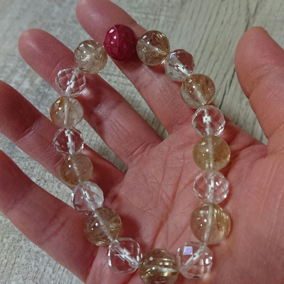 【希少】値下げ インペリアルロードナイト ルチルクォーツ ブレスレット