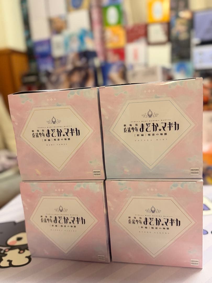 未開封魔法少女まどか☆マギカ フィギュア 4体セット まどか さやか マミ 杏子