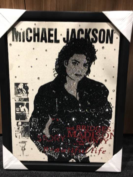 MichaelJacksonスワロフスキー絵