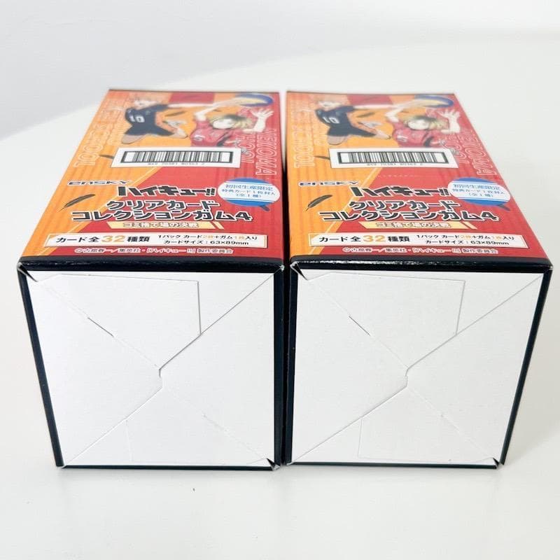【新品未開封】ハイキュー クリアカードコレクションガム4 初回限定版 2BOX