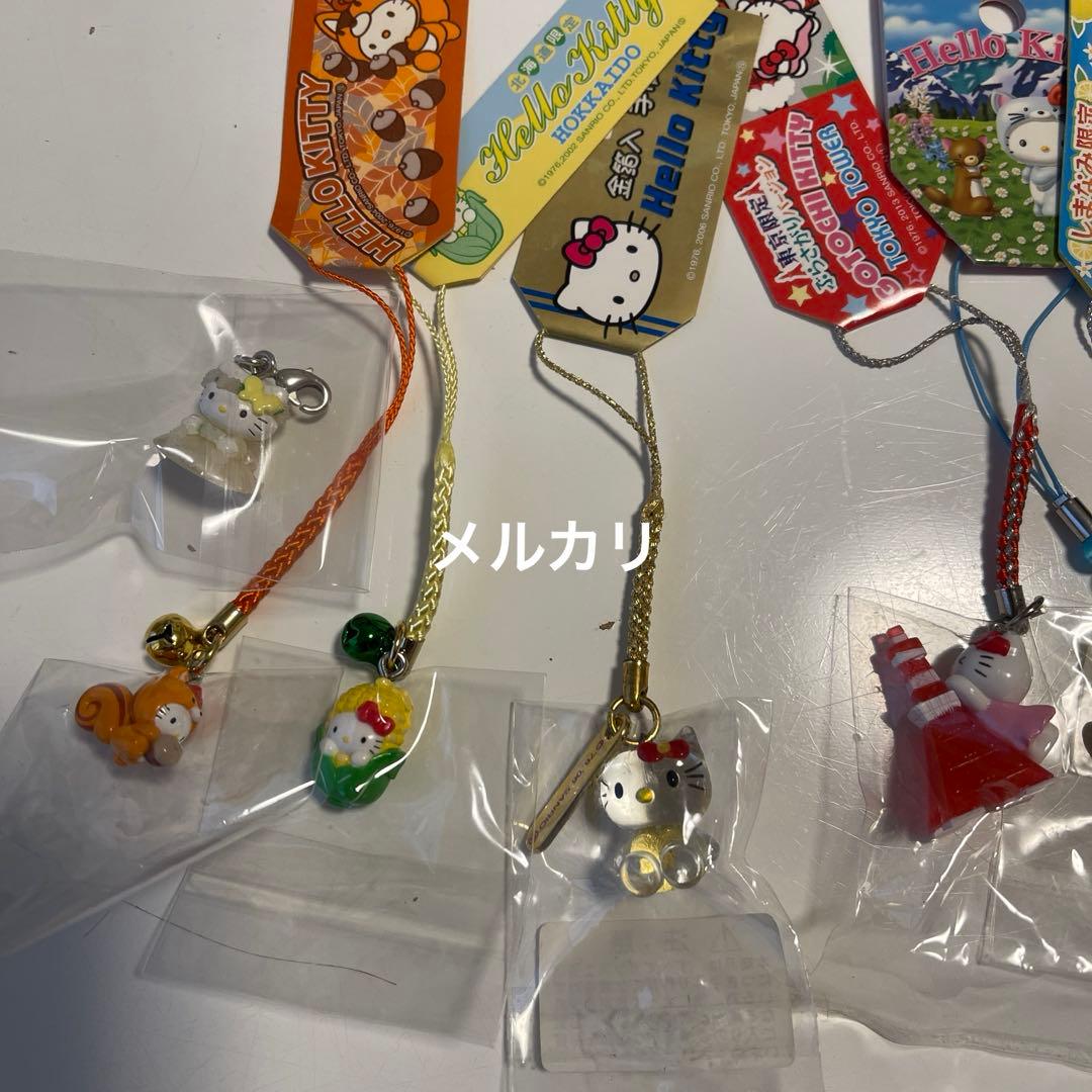 ハローキティご当地ストラップ他／10点セット！バラ売り不可