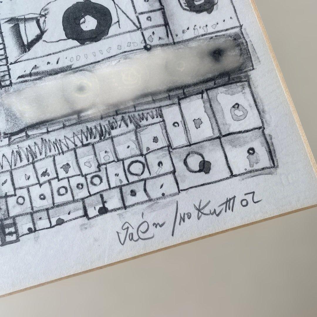 希少 猪熊弦一郎 シルクスクリーン 直筆サイン エディション入 額装付き