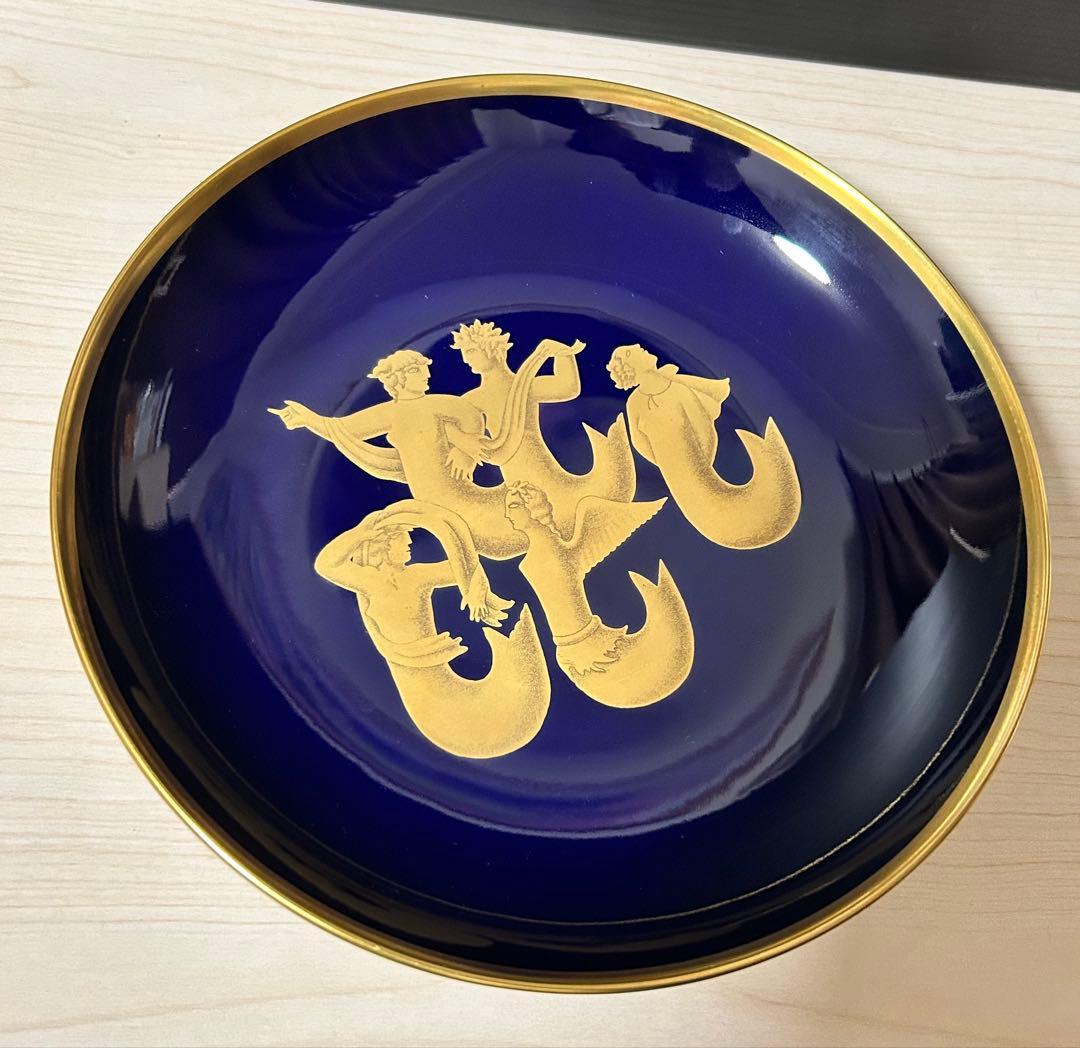 リチャードジノリ　ジオポンティ セイレーン　ボウル皿　23.5cm 未使用保管品