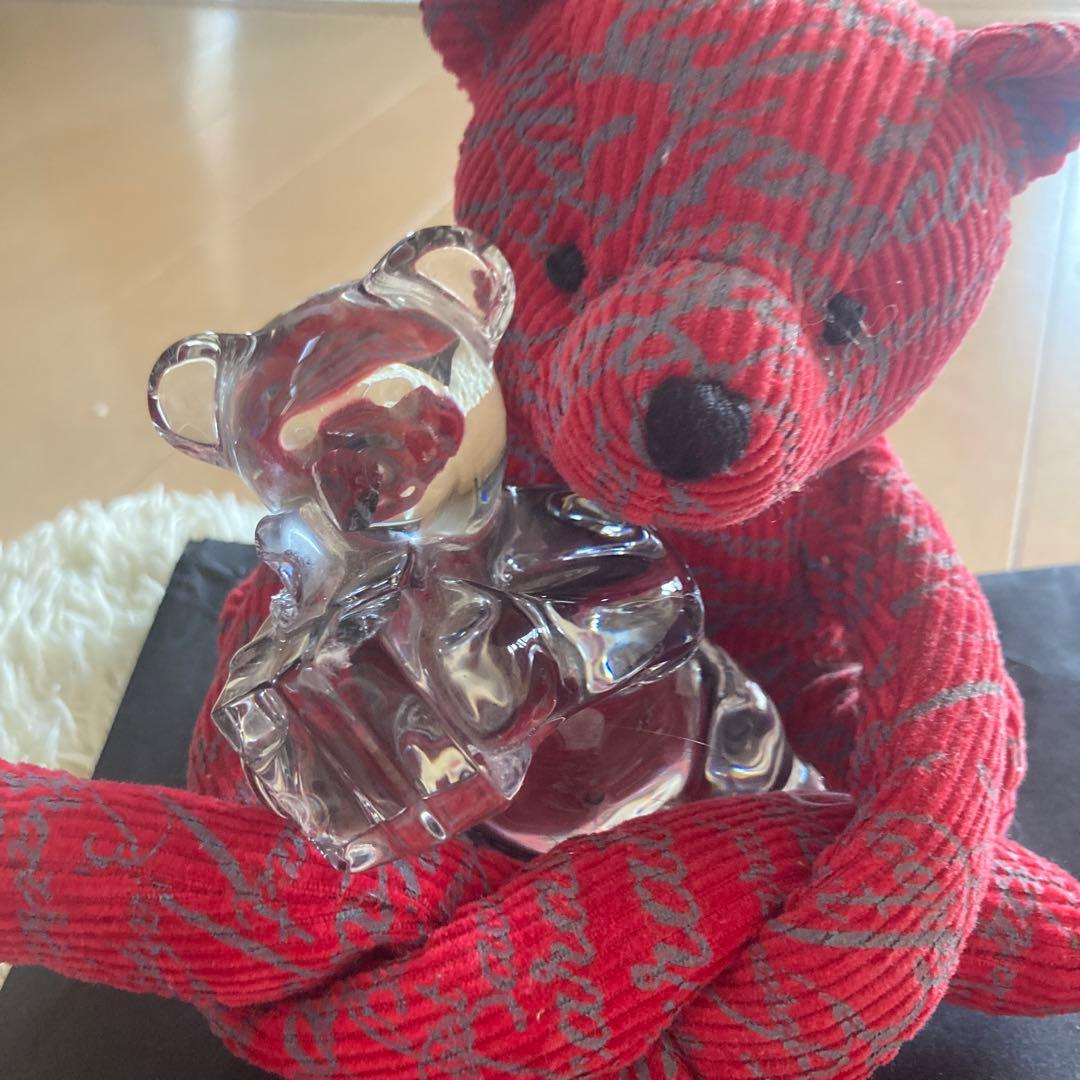 希少品　Baccarat ロゴグラム240周年記念品　クリスタル　ぬいぐるみ