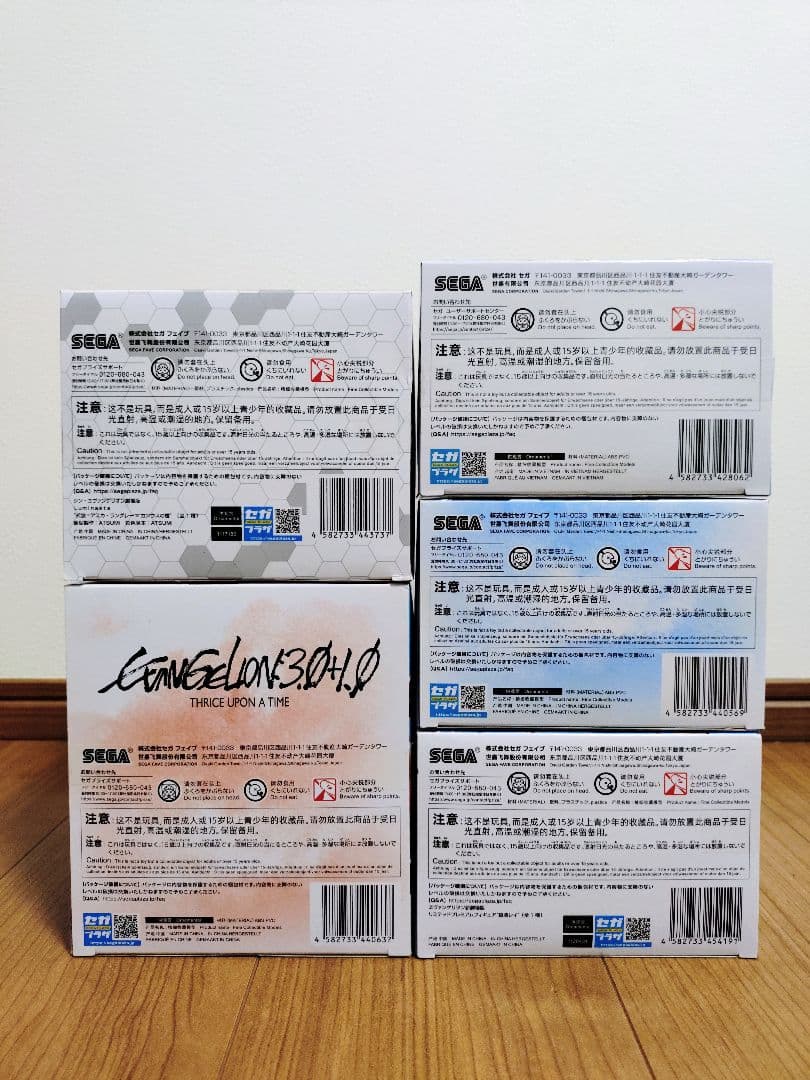 シン・エヴァンゲリオン劇場版 アスカ レイ フィギュア 5体セット まとめ売り