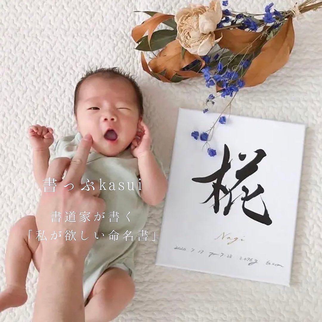 Hikaru　お一人目修正あり「私が欲しい命名書」キャンバス送料無料