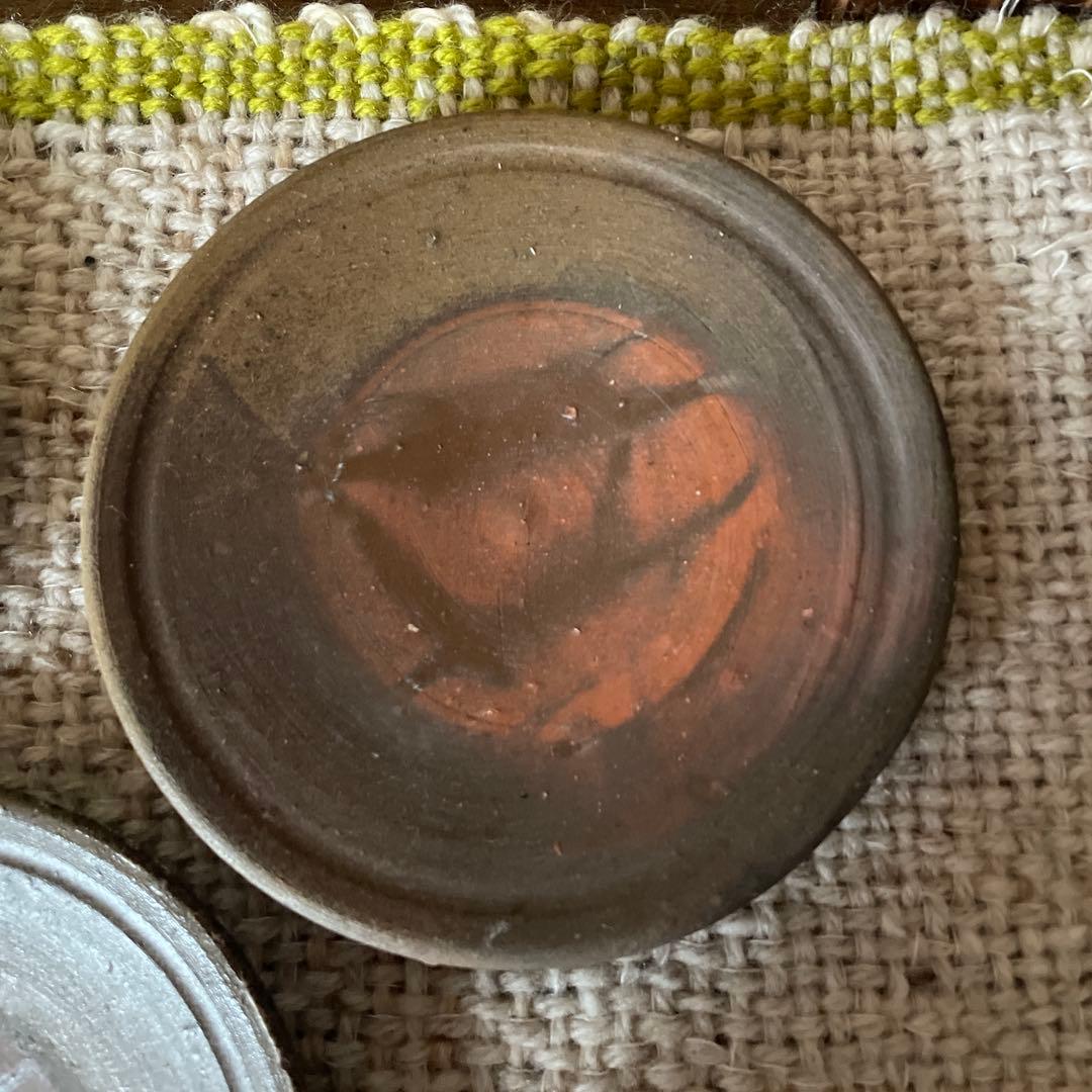 備前焼　菓子皿　5枚セット 西垣邦雄さん作