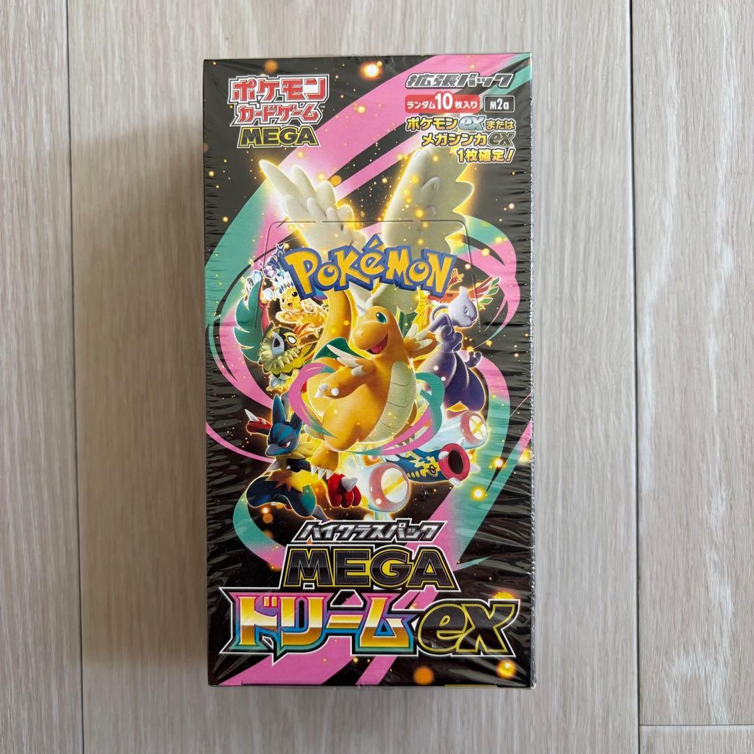 ポケモンカードゲーム megaドリームex 1box シュリンク付き