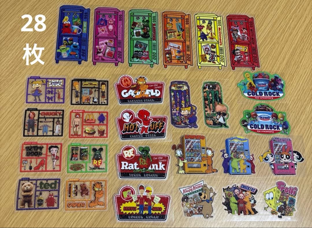 アメキャラ　ステッカー　300枚　詰め合わせパック② 平袋&ジップ袋付き