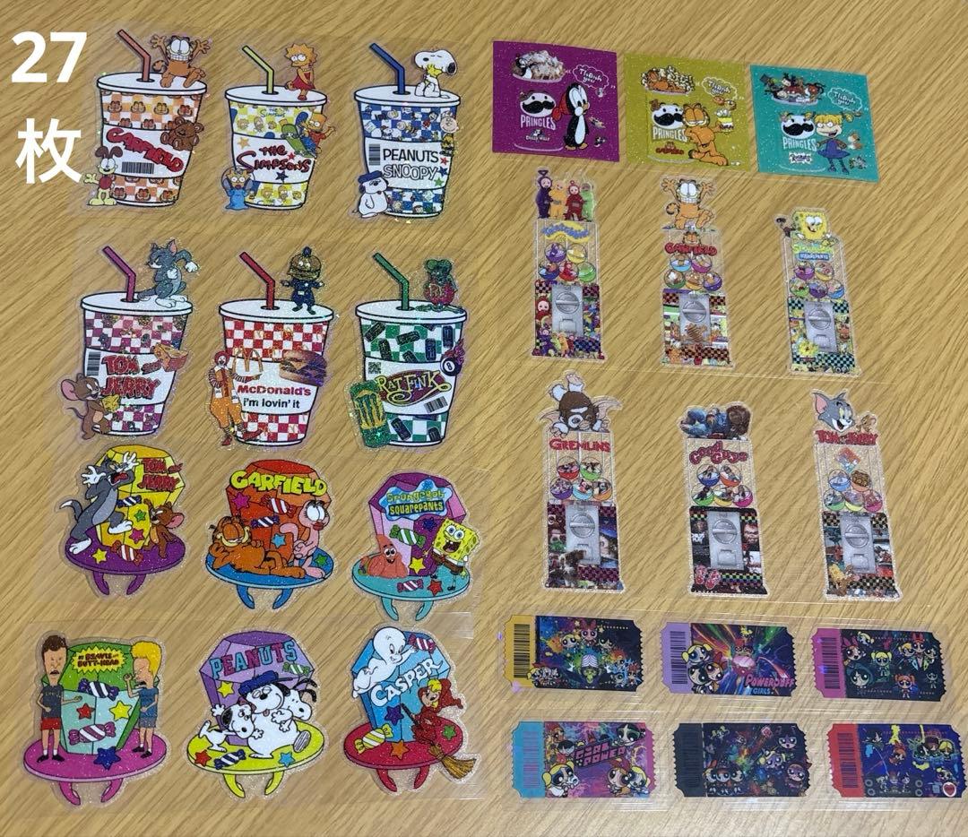 アメキャラ　ステッカー　300枚　詰め合わせパック② 平袋&ジップ袋付き