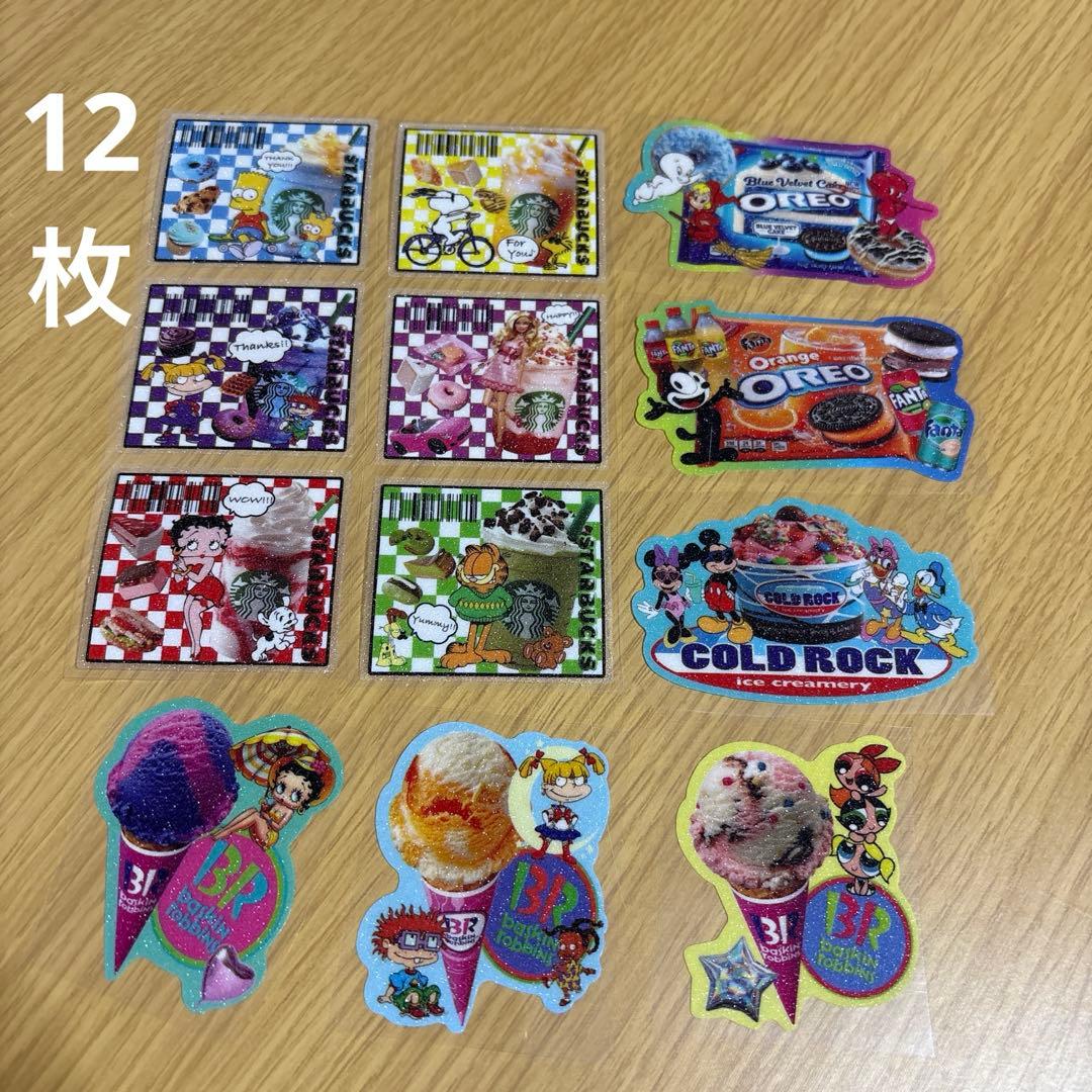 アメキャラ　ステッカー　300枚　詰め合わせパック② 平袋&ジップ袋付き