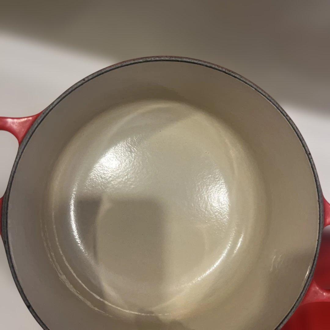 LE CREUSET ル・クルーゼ　赤 20cm 両手鍋