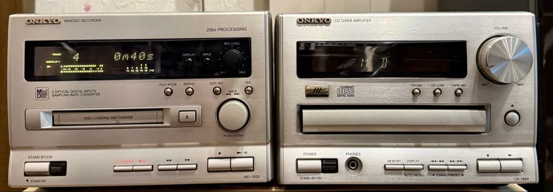 美品！整備済動作品！名機オンキョーONKYO CR-185X ピックアップ交換済