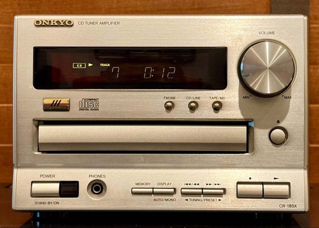 美品！整備済動作品！名機オンキョーONKYO CR-185X ピックアップ交換済
