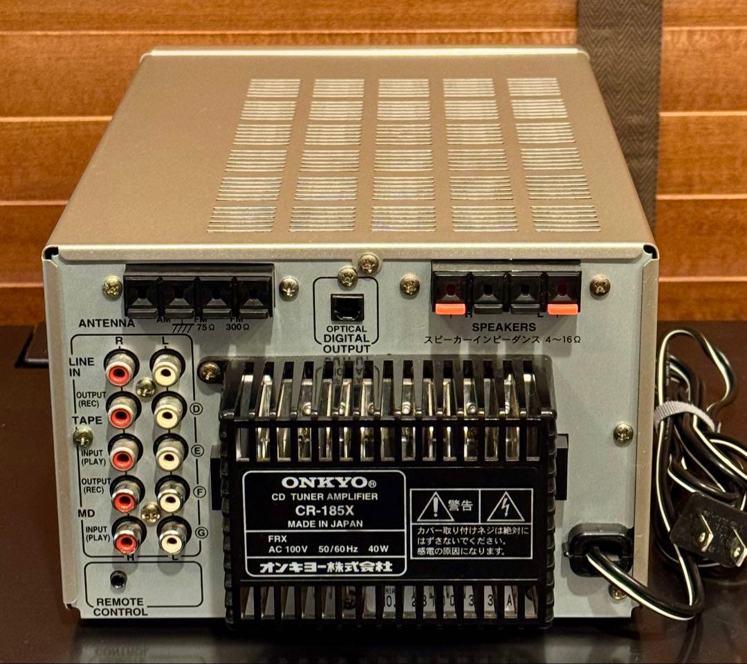 美品！整備済動作品！名機オンキョーONKYO CR-185X ピックアップ交換済