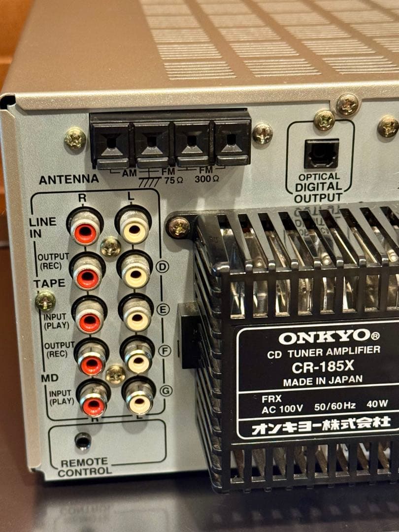 美品！整備済動作品！名機オンキョーONKYO CR-185X ピックアップ交換済