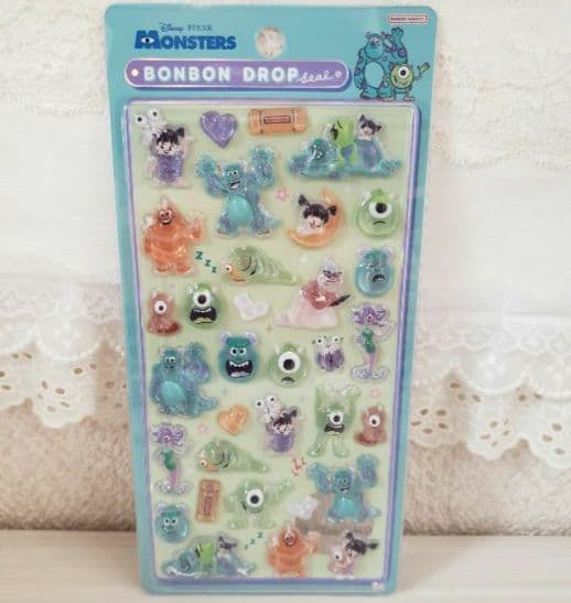 ☺️新品・未開封☺️★サンスター文具★Disney★ボンボンドロップシール★3点