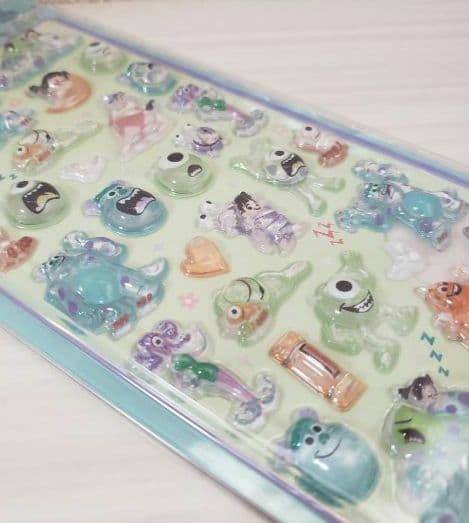 ☺️新品・未開封☺️★サンスター文具★Disney★ボンボンドロップシール★3点