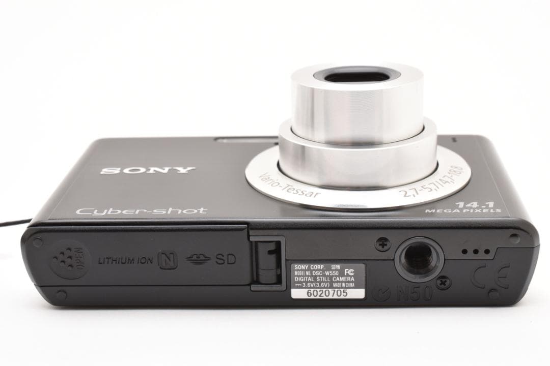【極美品】SONY Cyber-shot DSC-W550　ブラック　動作確認済