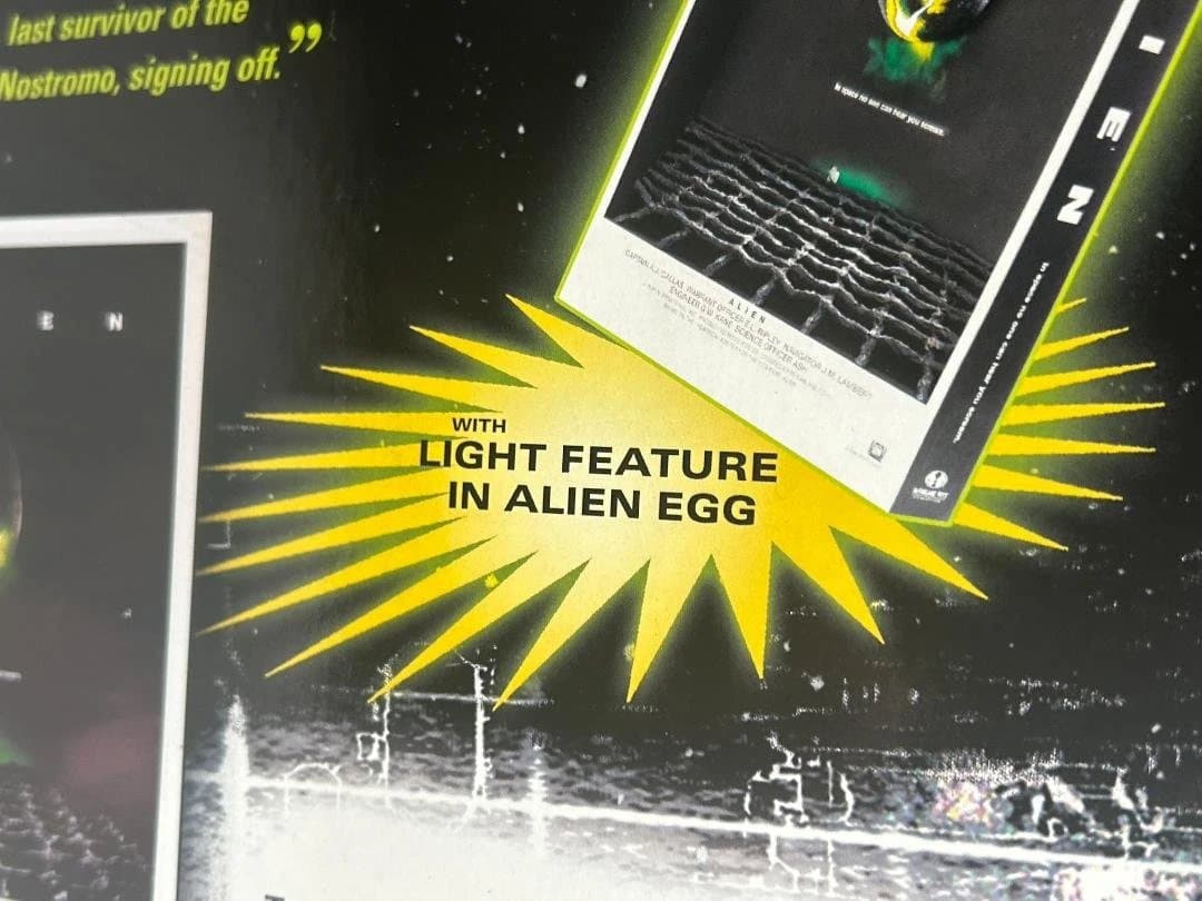 【希少・貴重 塗装済完成品・未開封新品・廃盤】ギーガー映画エイリアン3Ｄポスター