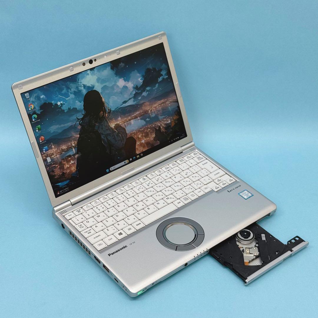 799 DVD搭載 レッツノートSV7 第8世代 8GB office