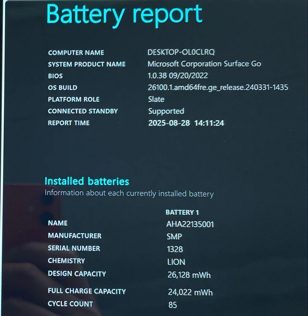 Microsoft Surface Go 64GB Model1824 美品#4